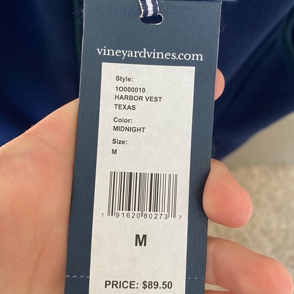 Vineyard Vines - Texas Harbor Vest (Mens M) - Picture 4 of 4